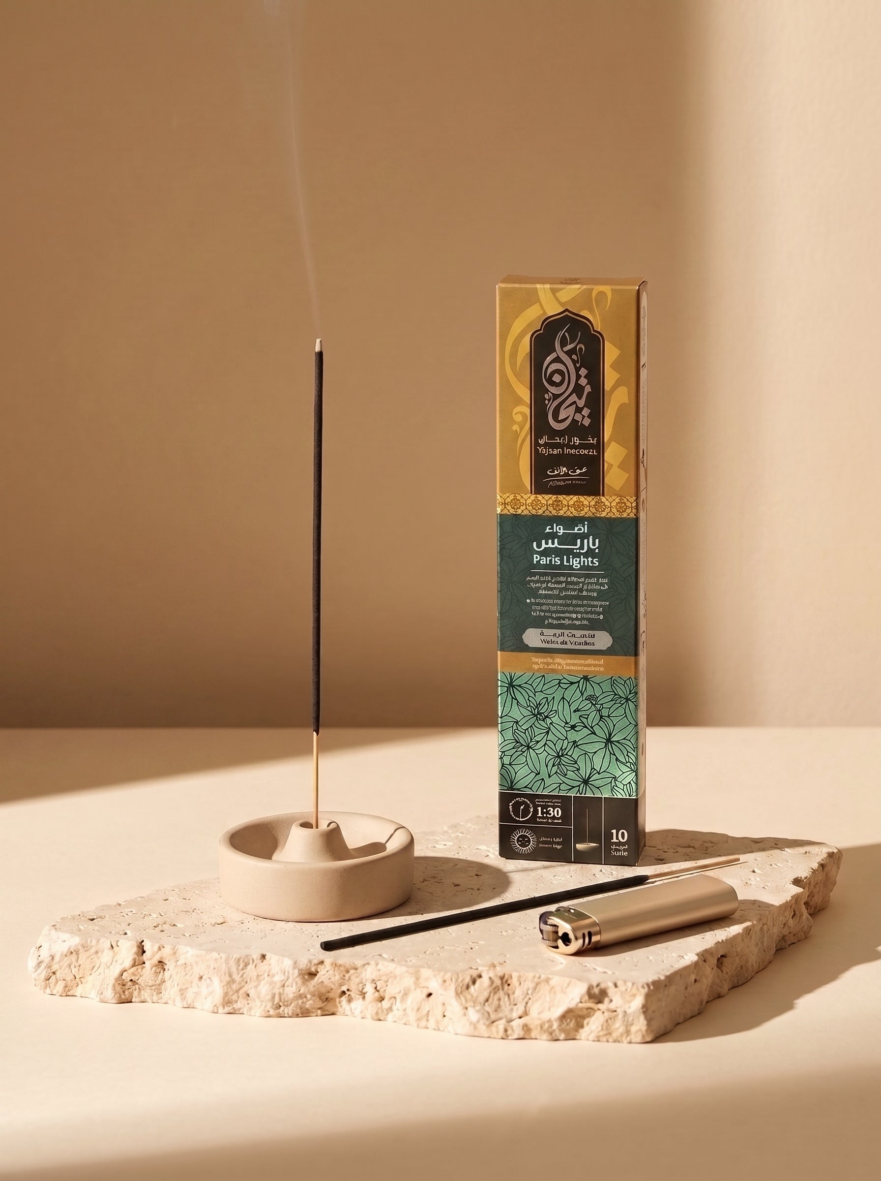 Tejaan Incense | 10 Mini Incense Sticks – Burns up to 1:30 Hours