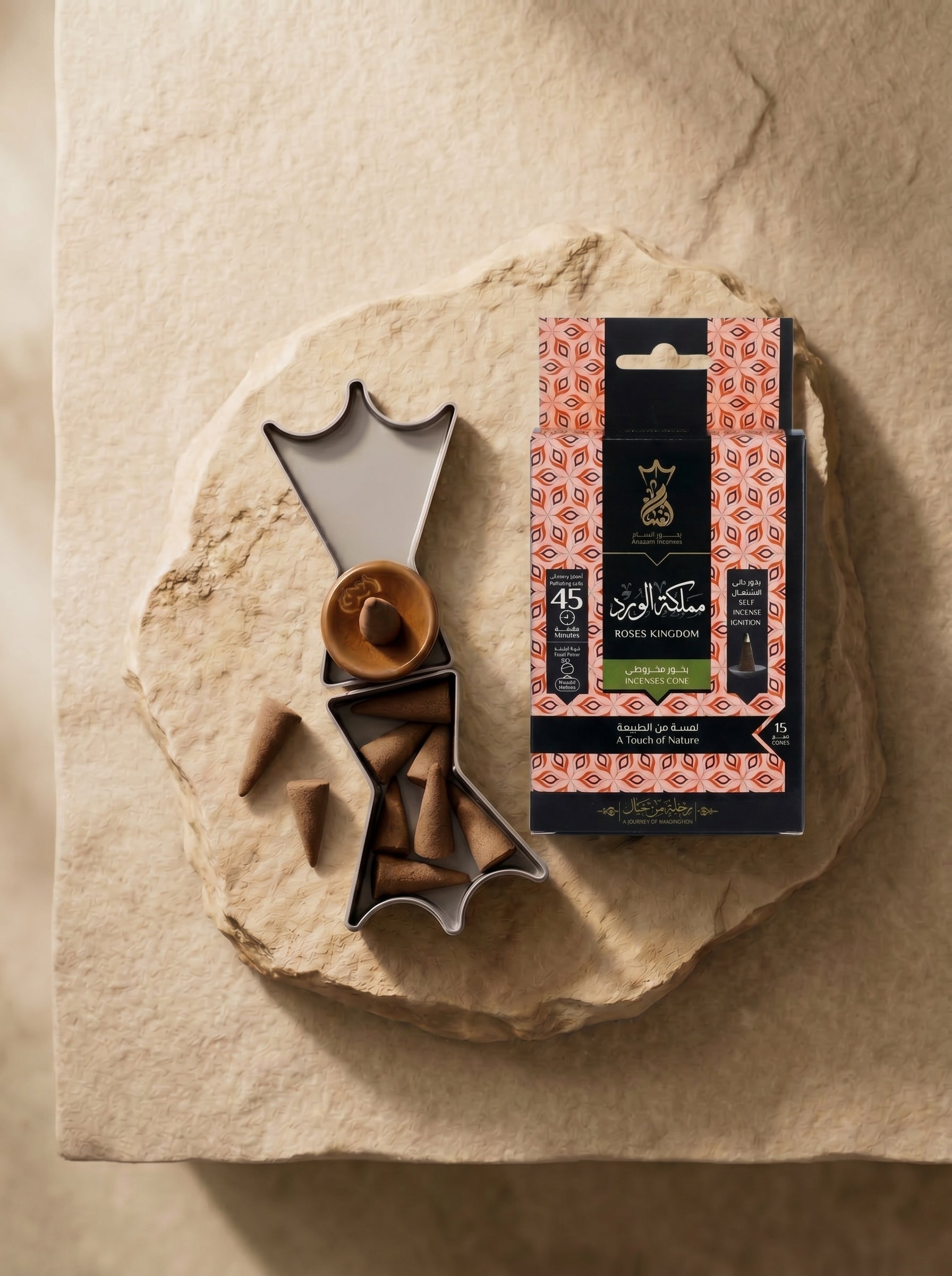 ANSAAM ROSES KINGDOM Incenses Cones