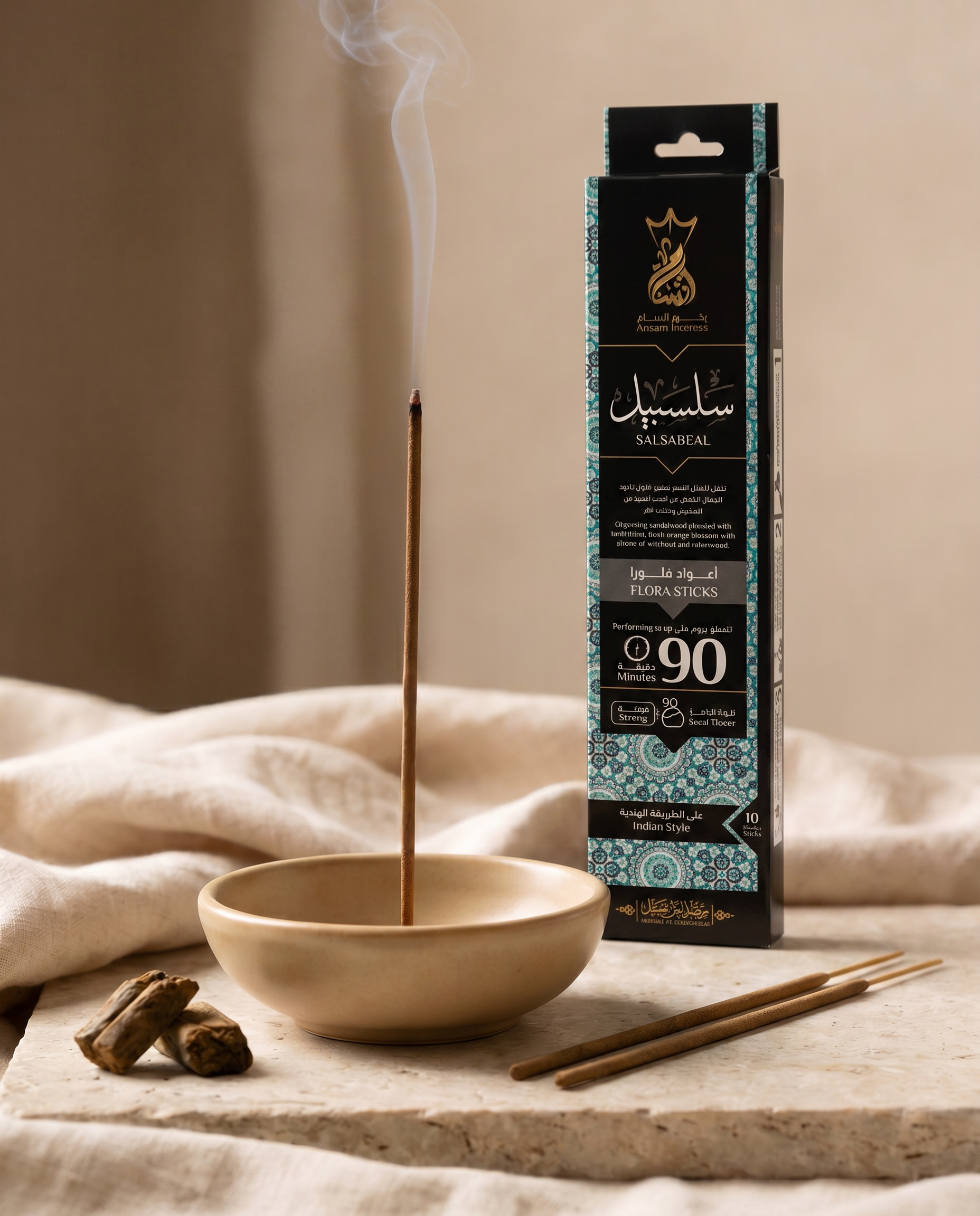 ANSAAM SALSABEAL FLORA INCENSE STICKS