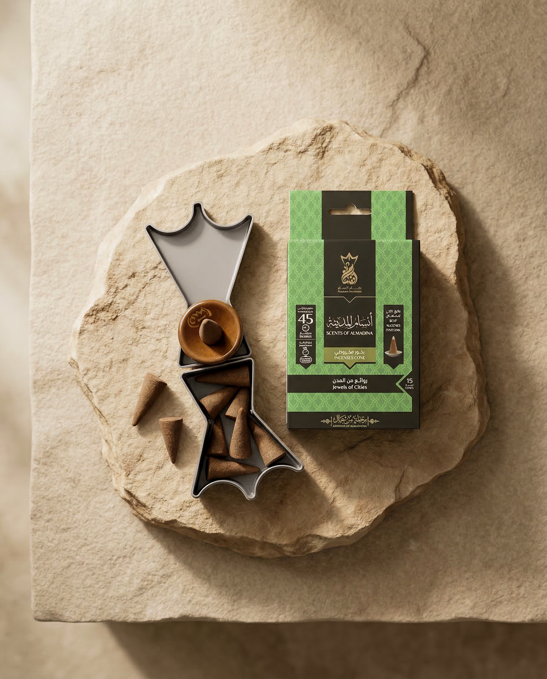 ANSAAM SCENTS OF ALMADINA incense cones