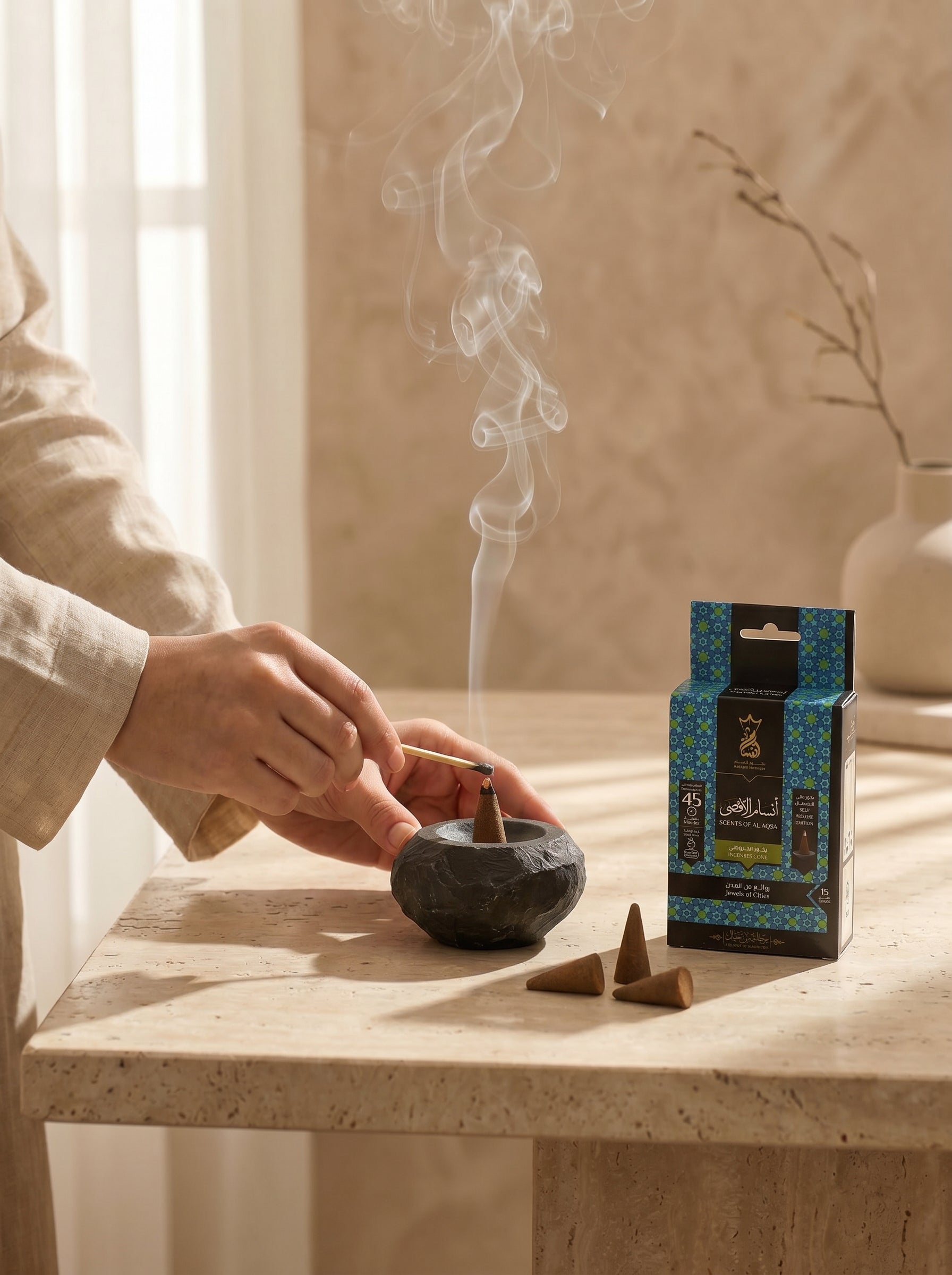 ANSAAM SCENTS OF AL AQSA INCENSE CONES