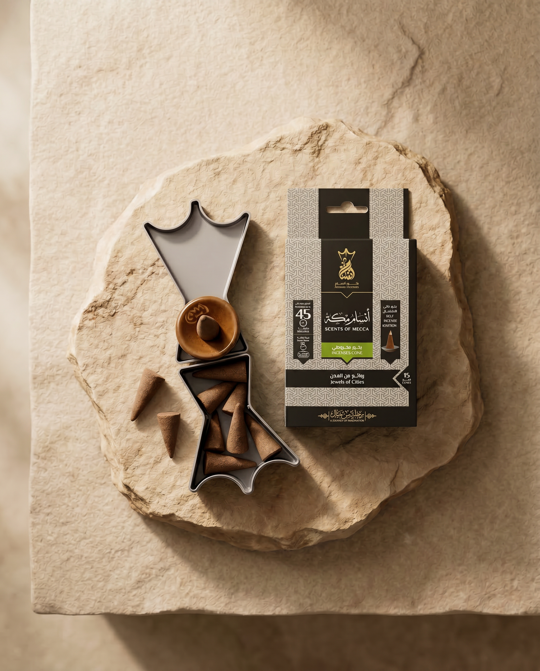ANSAAM SCENTS OF MECCA Incenses Cones