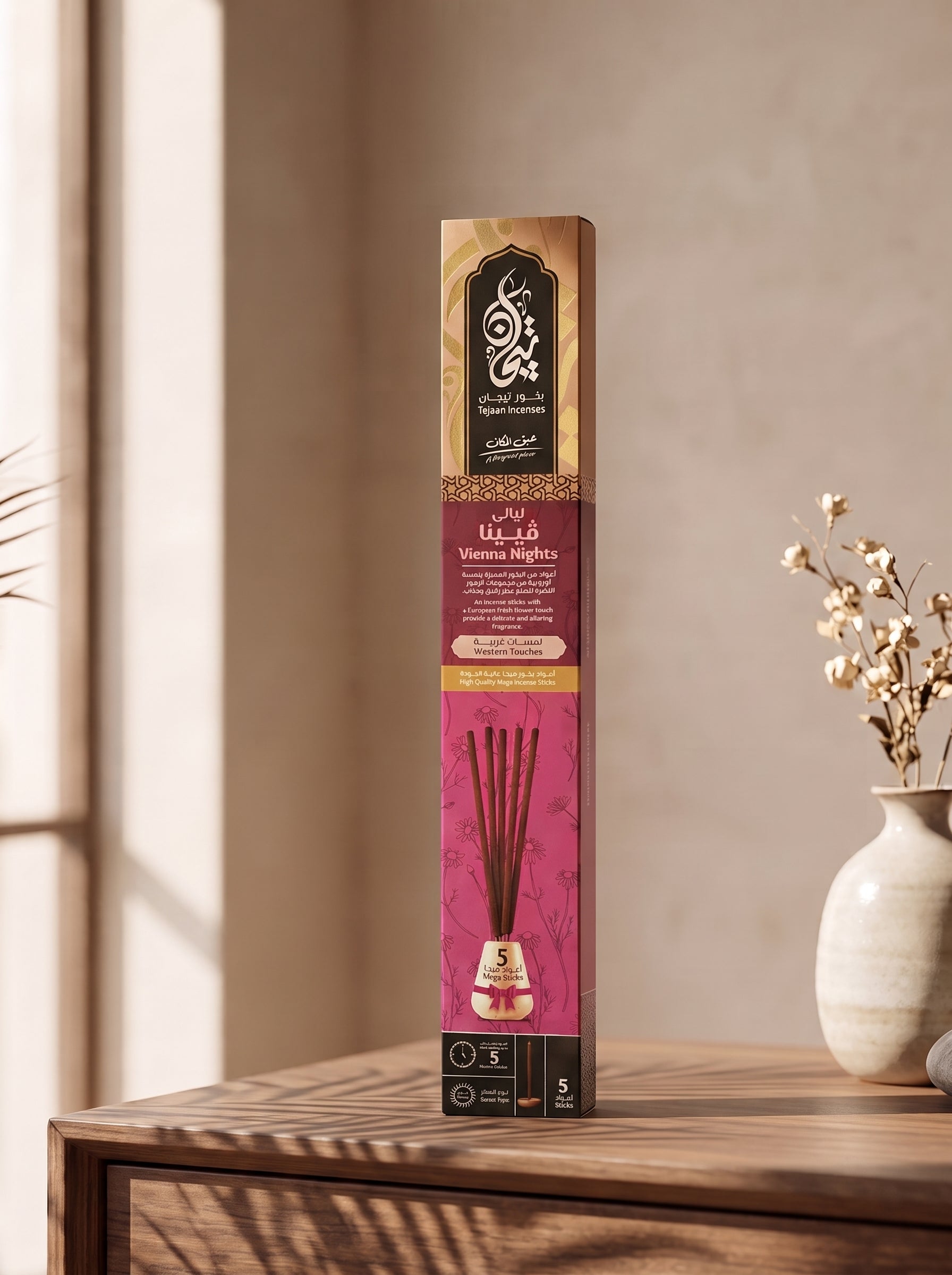 Tejaan Incense | Premium Mega Incense Sticks – Burns up to 5 Hours