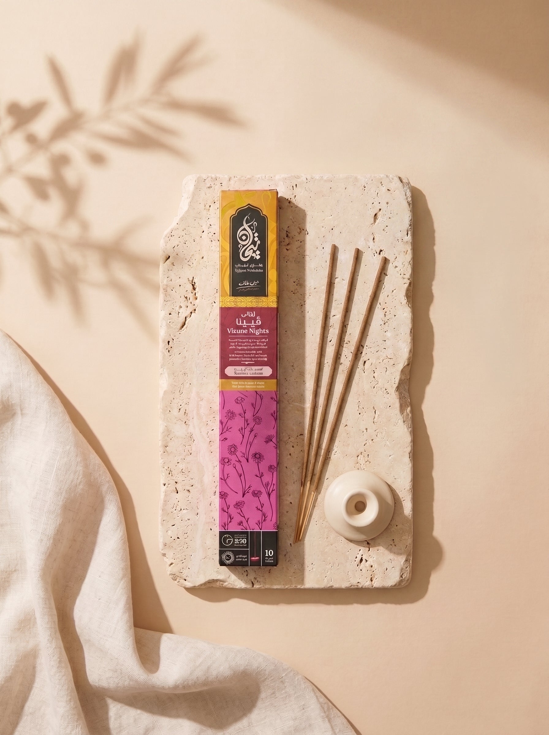 Tejaan Incense | 10 High-Quality Incense Sticks – Burns up to 2:30 Hours