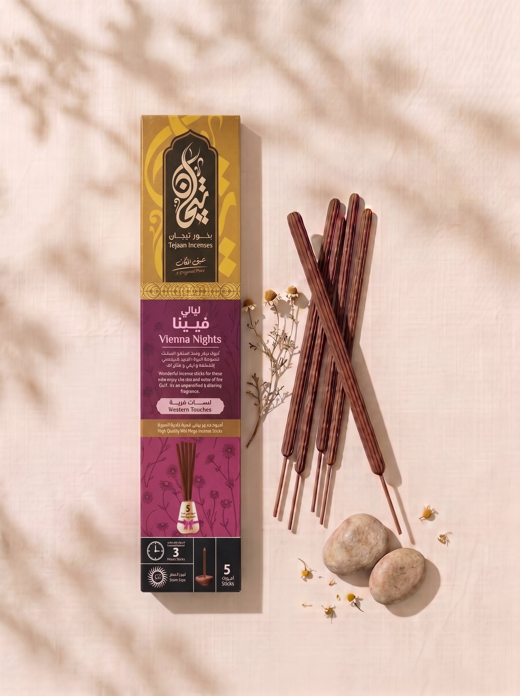 Tejaan Incense | Mini Mega Incense Sticks – Burns up to 3 Hours