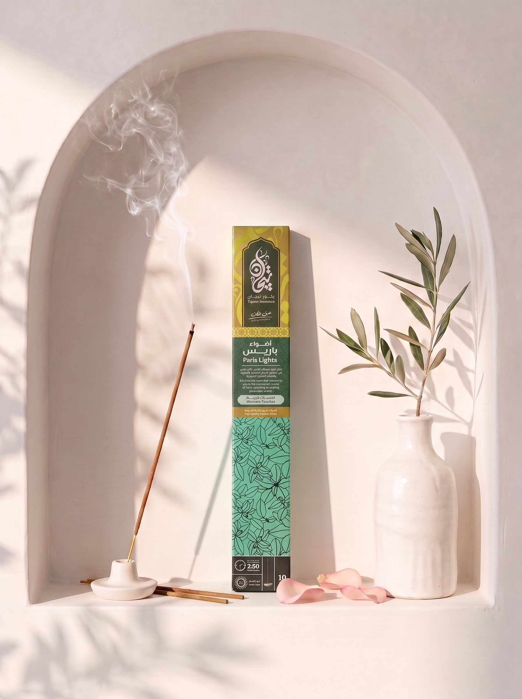 Tejaan Incense | 10 High-Quality Incense Sticks – Burns up to 2:30 Hours