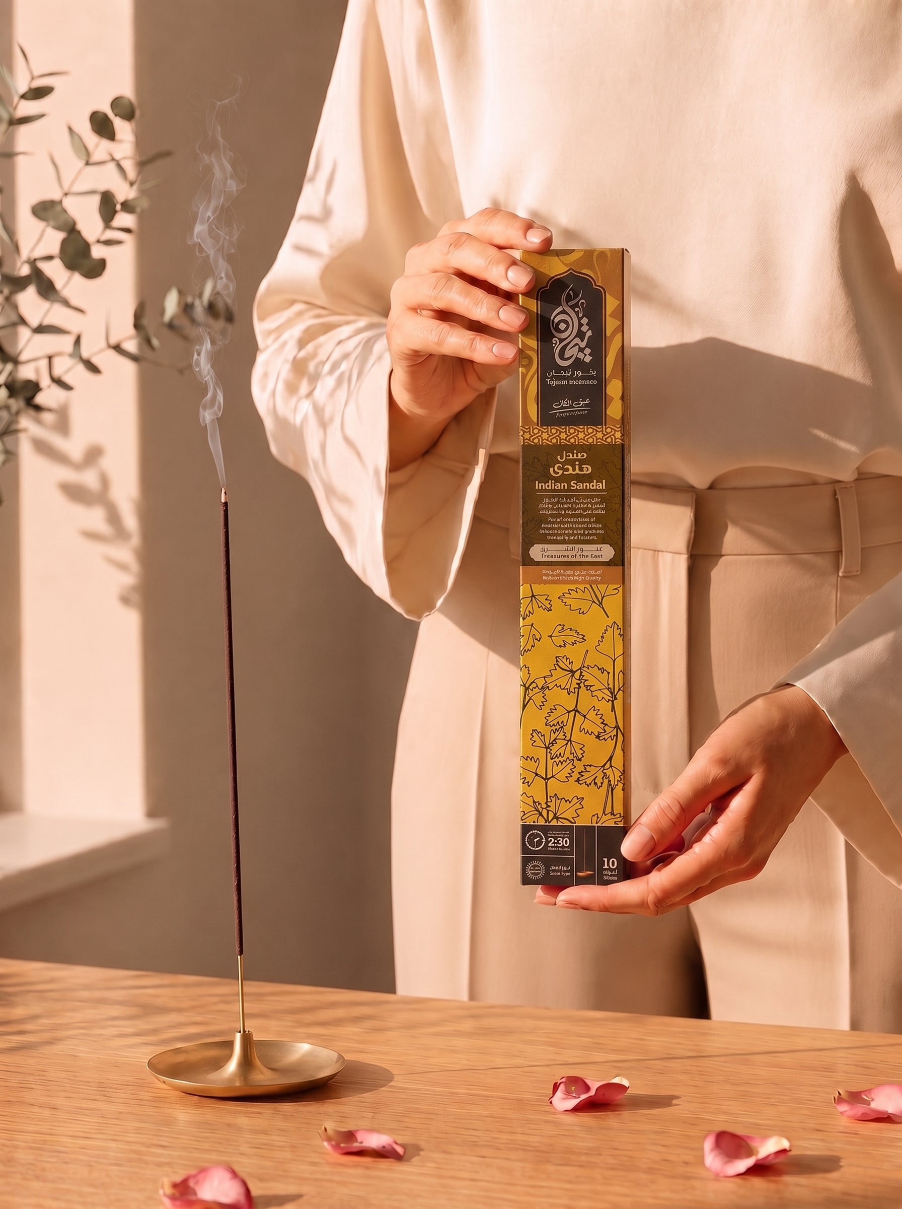 Tejaan Incense | 10 High-Quality Incense Sticks – Burns up to 2:30 Hours