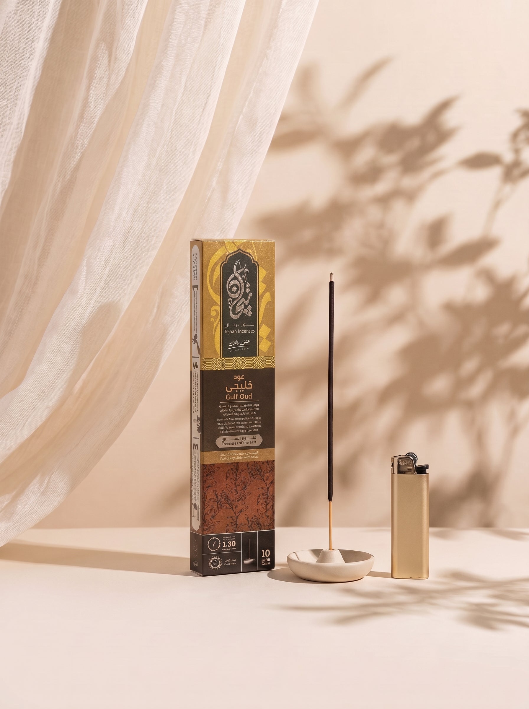 Tejaan Incense | 10 Mini Incense Sticks – Burns up to 1:30 Hours