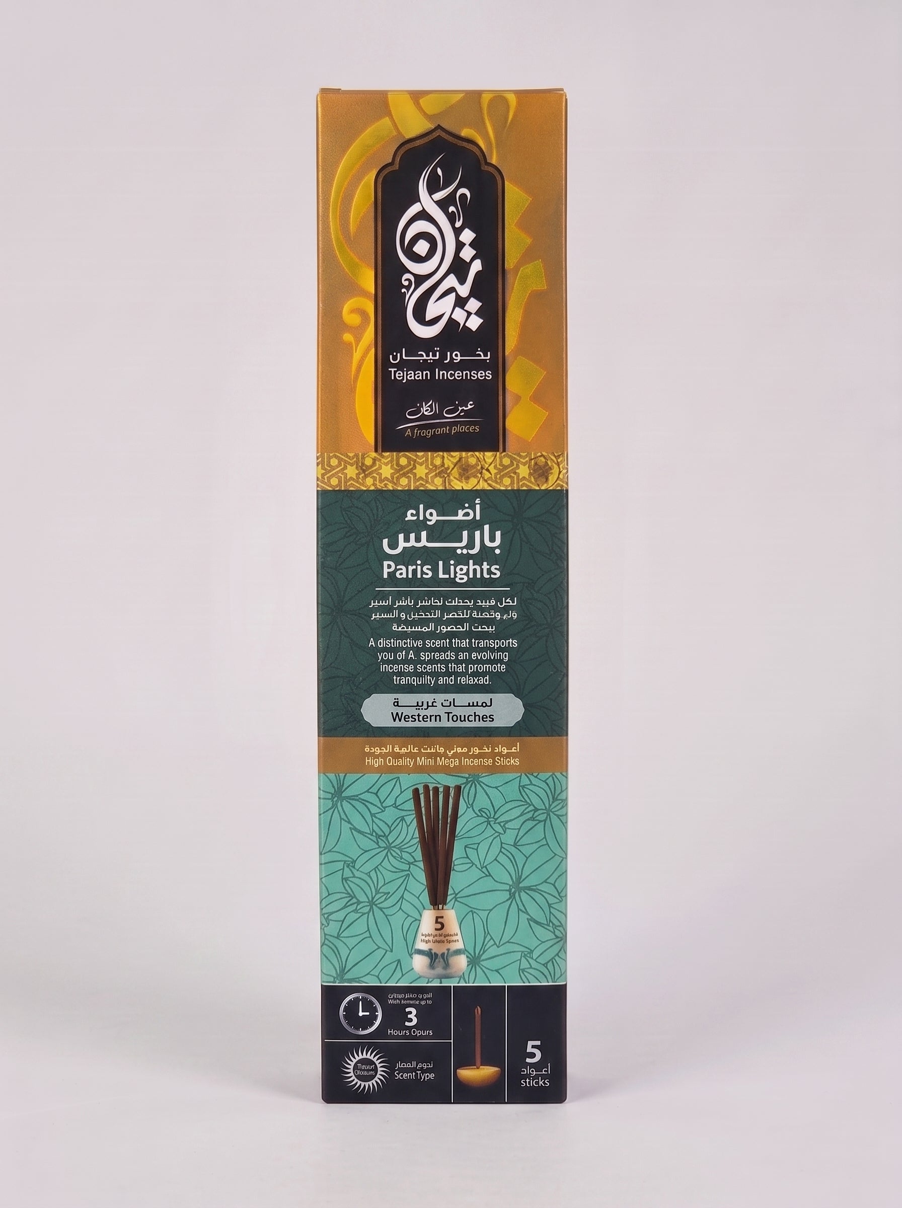 Tejaan Incense | Mini Mega Incense Sticks – Burns up to 3 Hours
