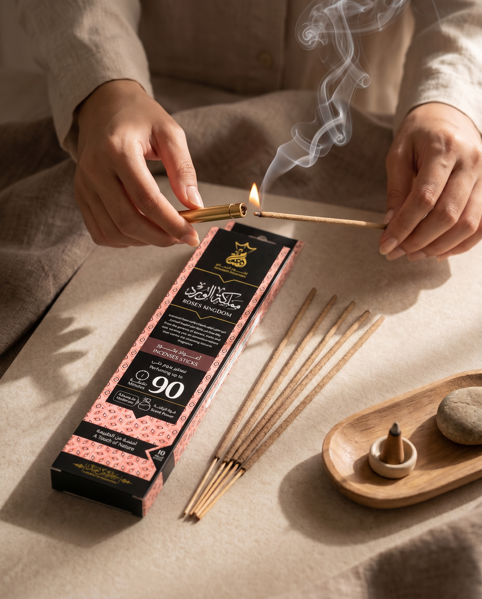 ANSAAM ROSES KINGDOM INCENSE STICKS