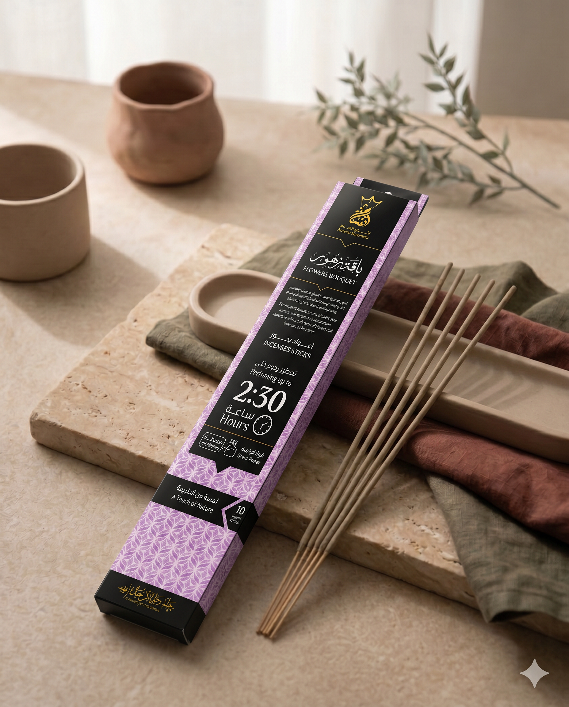 ANSAAM FLOWERS BOUQUET INCENSE STICKS