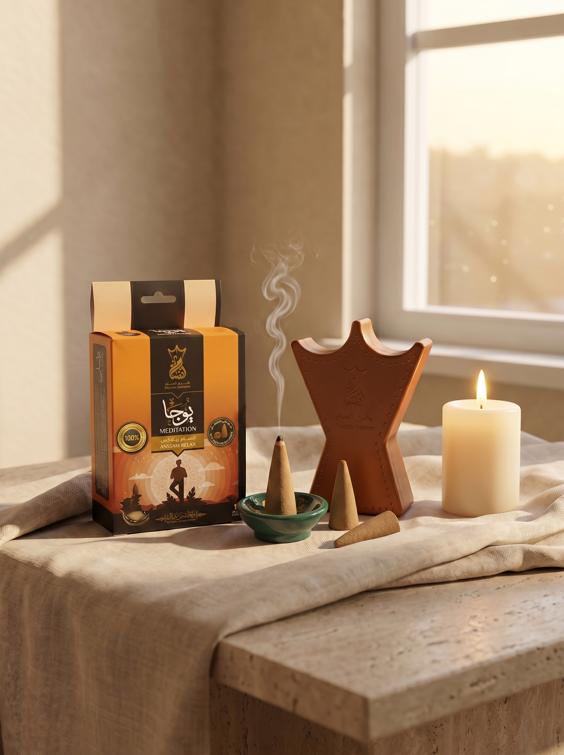 ANSAAM RELAX YOGA PYRAMID CONES
