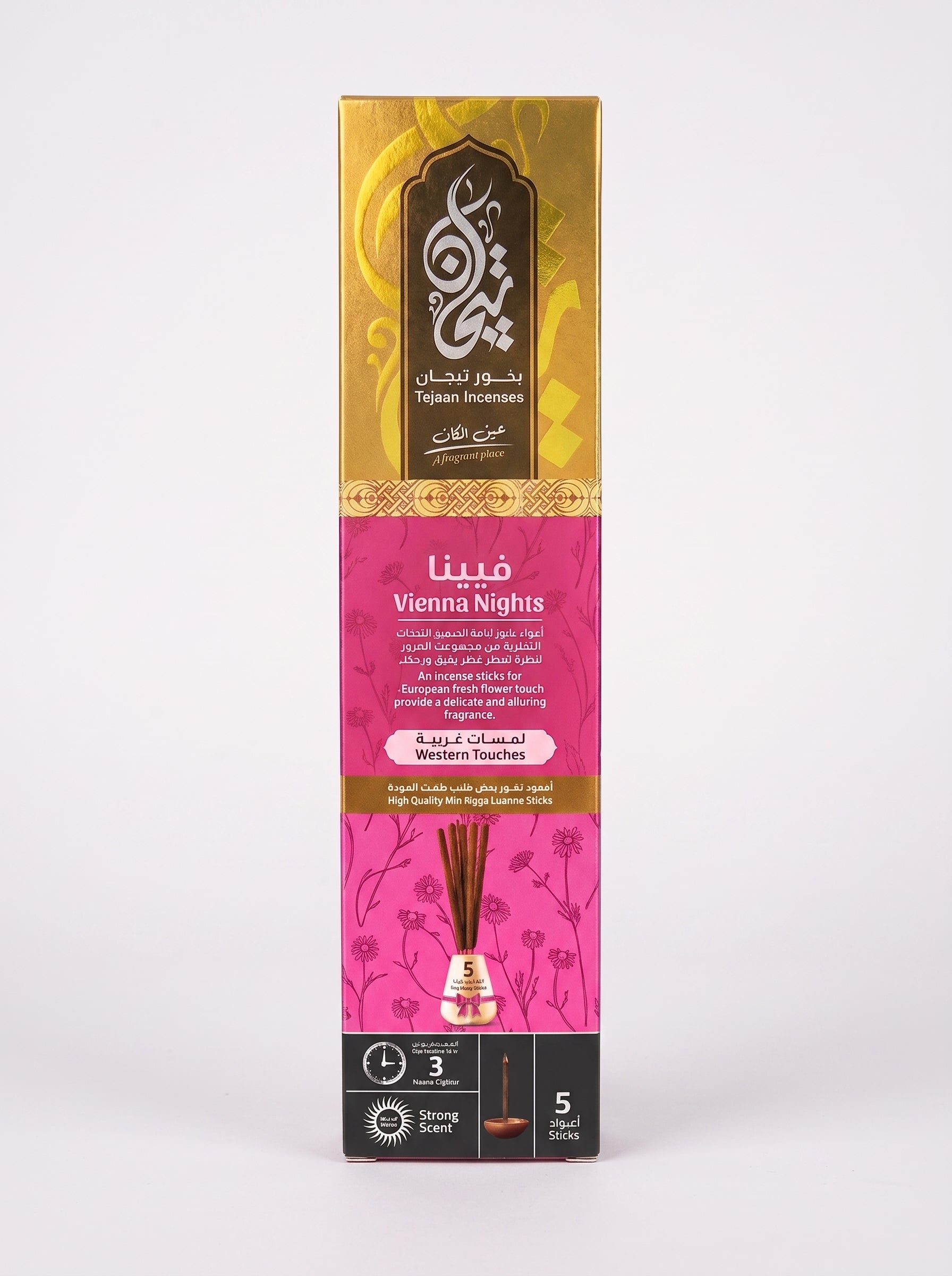 Tejaan Incense | Mini Mega Incense Sticks – Burns up to 3 Hours